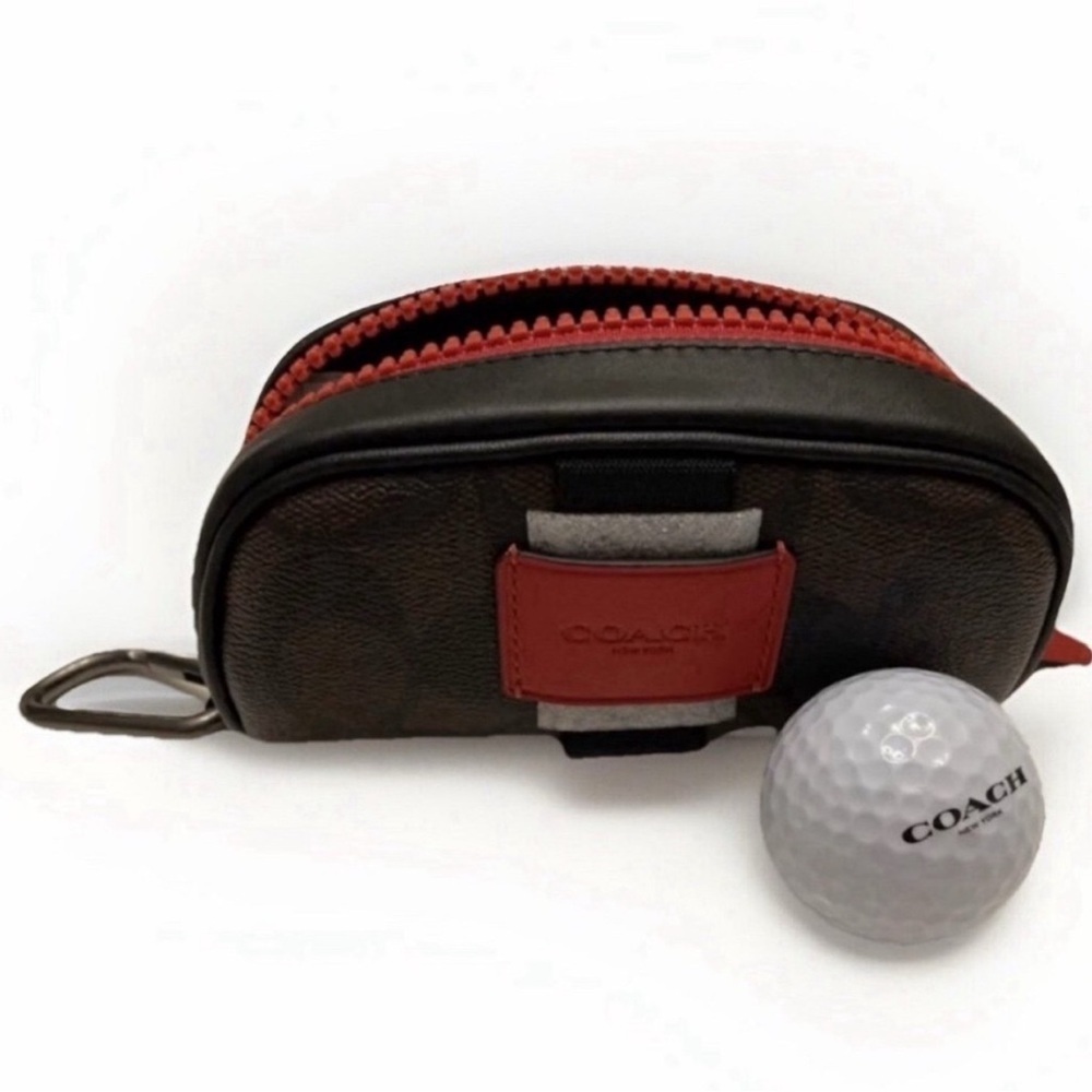 NWT COACH Golf Kit In Colorblock Signature Canvas C4267 AUTHENTIC - Picture 4 of 5